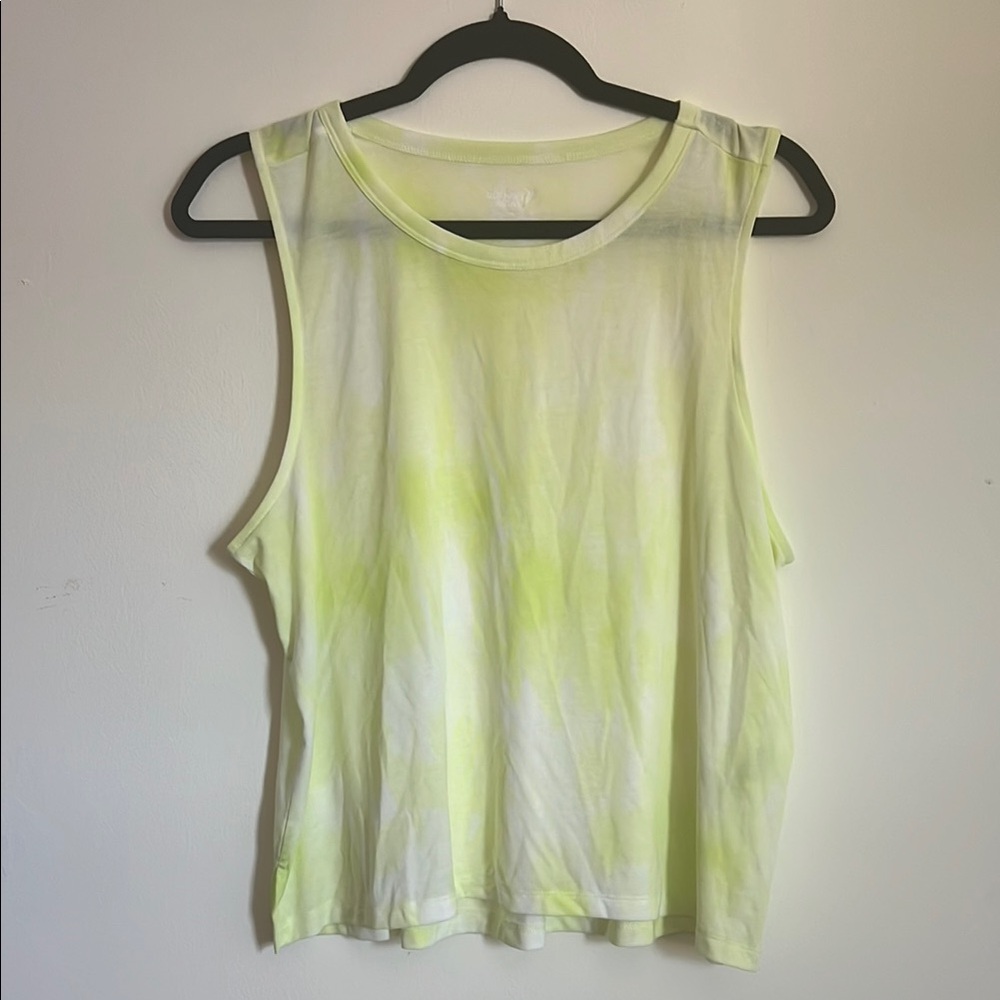 Old Navy Relaxed yellow Boxy workout top